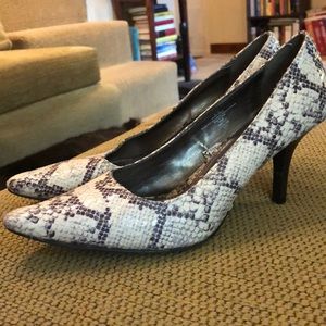 Snakeskin heels